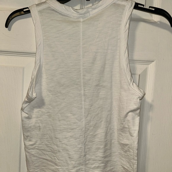 Rag & Bone Cream Muscle Tee - Picture 2 of 3